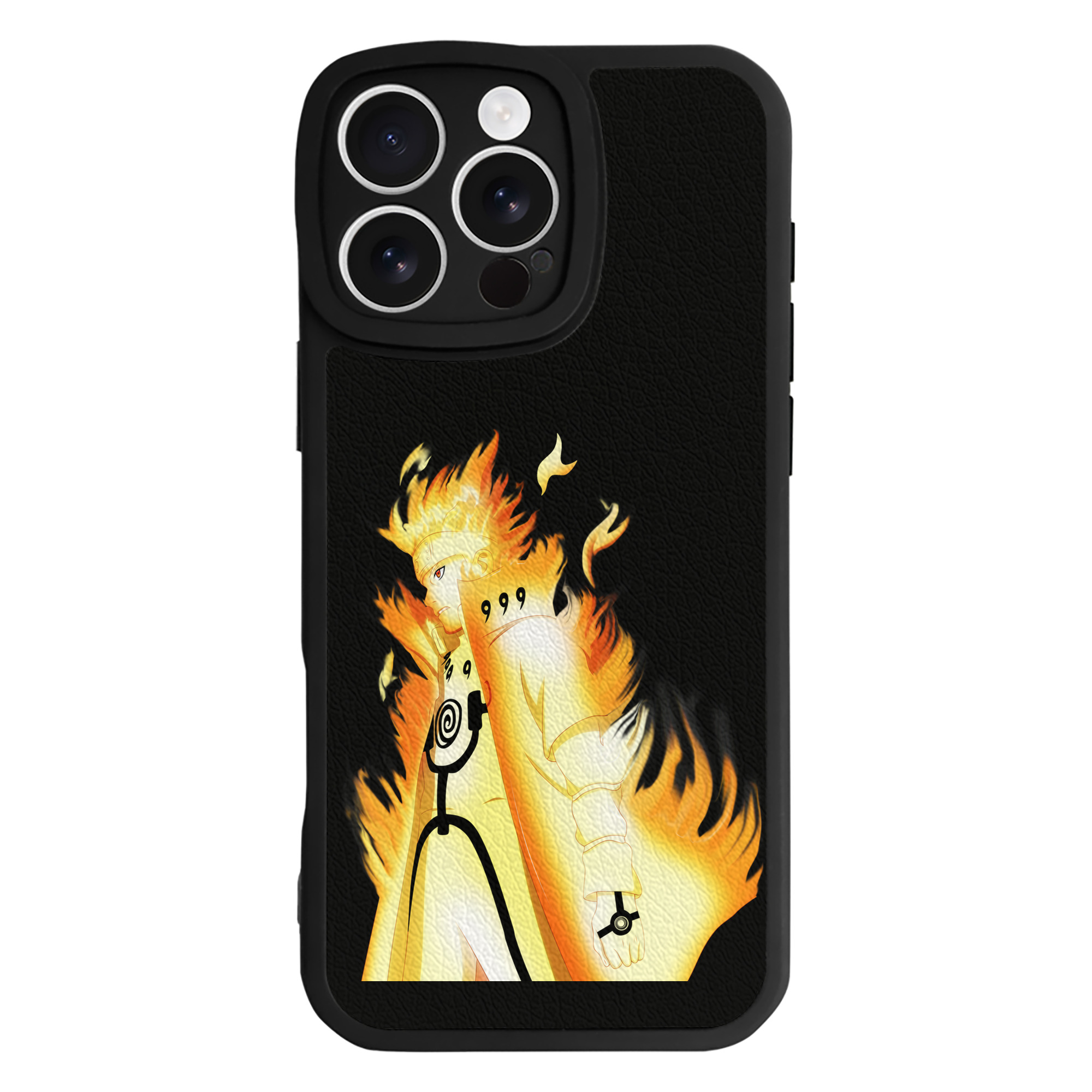 （画像用） NARUTO -ナルト- うずまき ナルト Uzumaki Naruto 【iPhone 16シリーズ対応】シリコンスマホケース（レザー調） 材質：シリコン